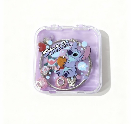 [2325-010DIY] PULSERAS NIÑA PANDORA STITCH 