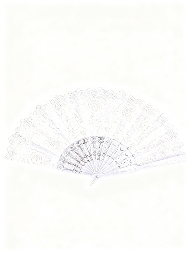 [KNV-7152] ABANICO BLANCO