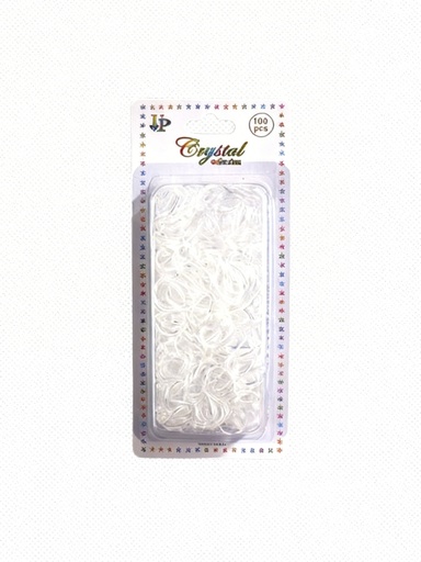 [KPO-0222C] LIGAS GRUESA TRANSPARENTE 