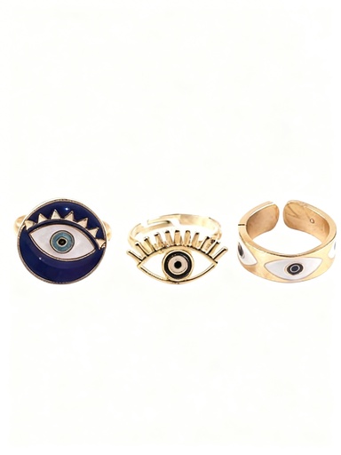 [MRN-0958] ANILLO OJO TURCO X3