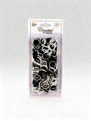 [KPO-0222BW] LIGAS GRUESA BLANCA Y NEGRA