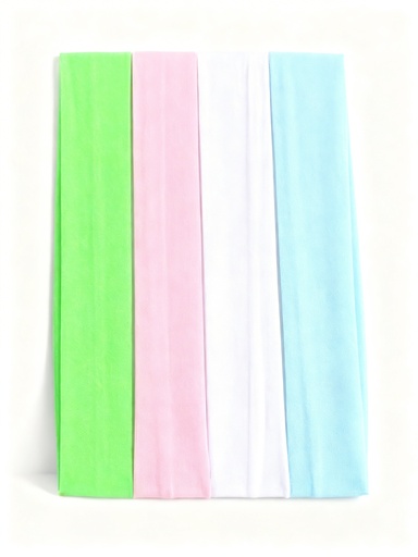 [ELBN2832P] BANDANA COLOR PASTEL LISA X4