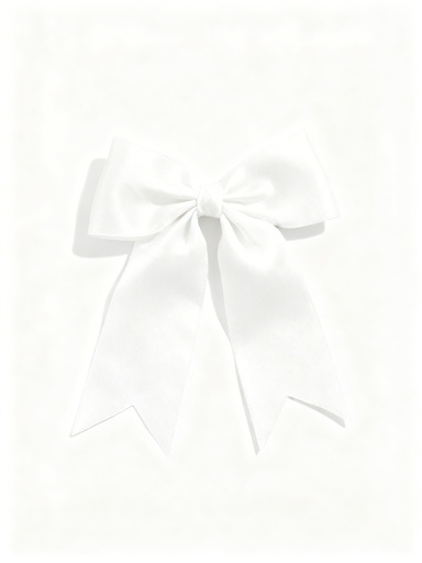 [ELC1340WHT] MAXI LAZO 20CM COQUETTE BLANCO