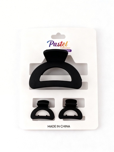 [ELC2436BK] SET GANCHETA NEGRA X3