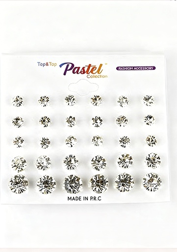 [ELE4659S] SET TOPITO DIAMANTE PALTEADO X15
