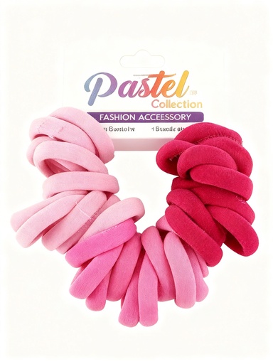 [ETO1223PK3] COLA LYCRA 3CM COLOR ROSADO X30