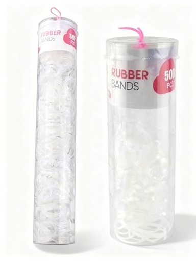 [ETO1367CL] LIGAS GRUESA TRANSPARENTE X500