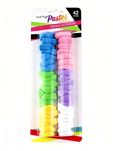 [ET01372P] COLA COLOR PASTEL  2.5CM X42