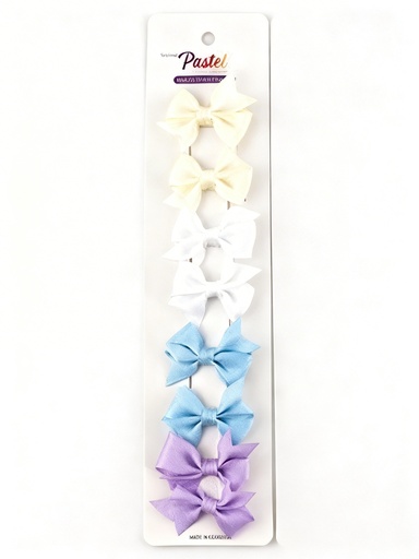 [ETP2460PM] SET GANCHO LAZO COLOR PASTEL X8