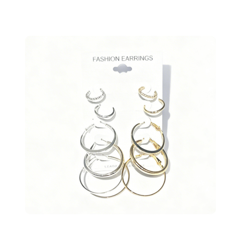 [EL-8793GS] SET ARGOLLA POR 5