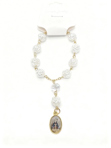 [BL-8228] DENARIO ROSA EN PERLA