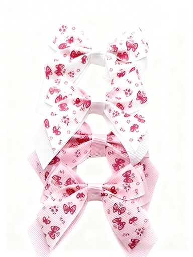 [CL-9081] SET GANCHO LAZO ESTAMPADO X4