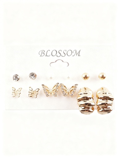 [IER-5829] SET TOPITO MARIPOSA  ARGOLLA X6