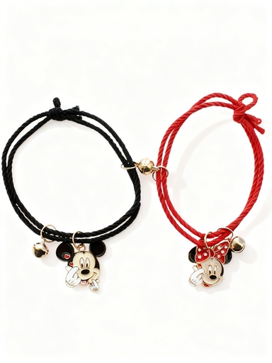 [RBT-2257R] PULSERA BFF MICKEY X2