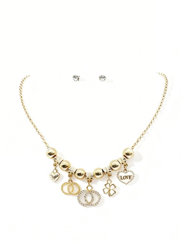 [RNK-0847GS] COLLAR CADENA GUCCI X3