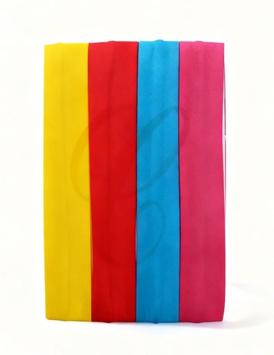 [RHW-0419R] BANDANA 9CM COLOR LISA X4