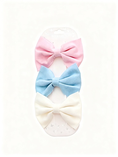 [RBW-0936R] SET GANCHO LAZO COLOR PASTEL X3