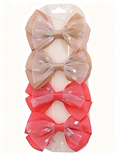 [RBW-0712R] SET GANCHO LAZO COLOR PASTEL X4