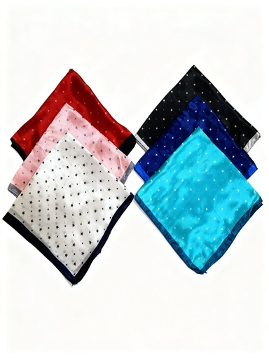 [SCA-307] PAÑOLETA SEDA ESTRELLA COLORES 50X50CM