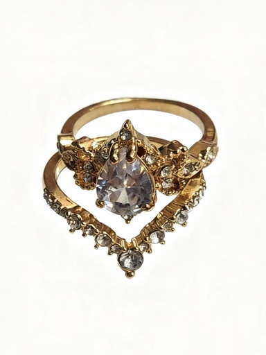 [CG2860C] ANILLO PIEDRA POR 2