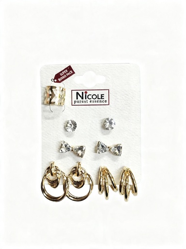 [CR3462] SET ZARCILLO ARGOLLA LAZO X4.5 PARES