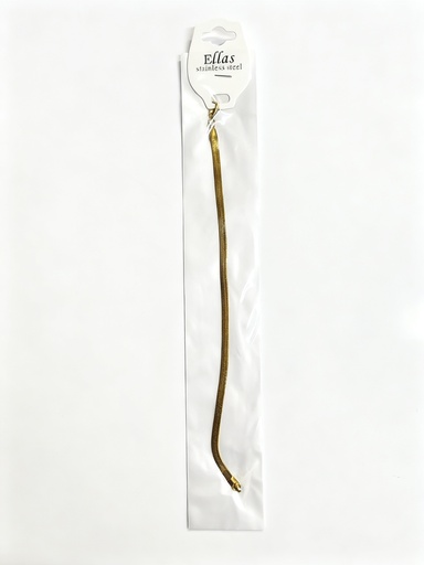 [ABR1085A] PULSERA CADENA DORADA Y PLATEADA