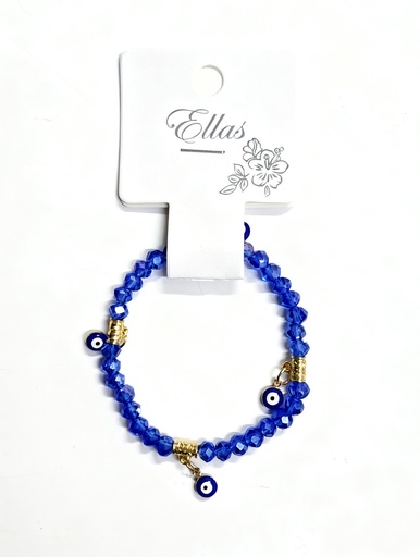 [ABR1162] PULSERA CRYSTAL OJO TURCO