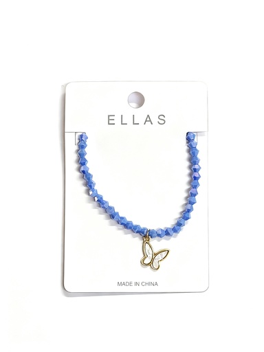 [ABR1522A] PULSERA CRYSTAL MARIPOSA