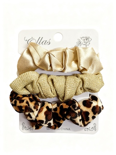 [ATW1039B] MOÑERA SCRUNCHIES ANIMAL PRINT