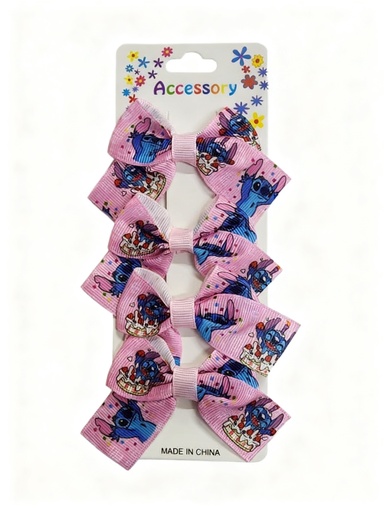 [MKC-4565] SET GANCHO LAZO STITCH X6