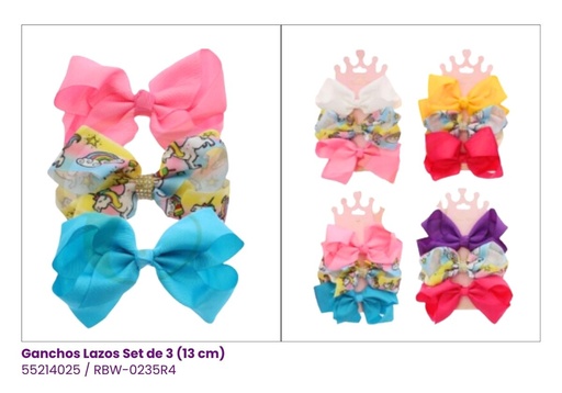[RBW-0235R4] GANCHOS LAZO SET DE 3