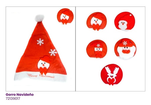 [72139017] [72139017] GORRO NAVIDEÑO MUÑECO 1