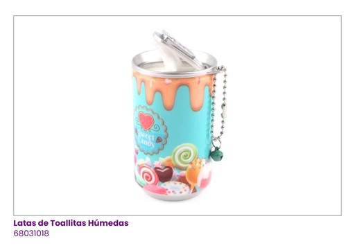[68031018] LATAS DE TOALLITAS HUMEDAS CARAMELOS